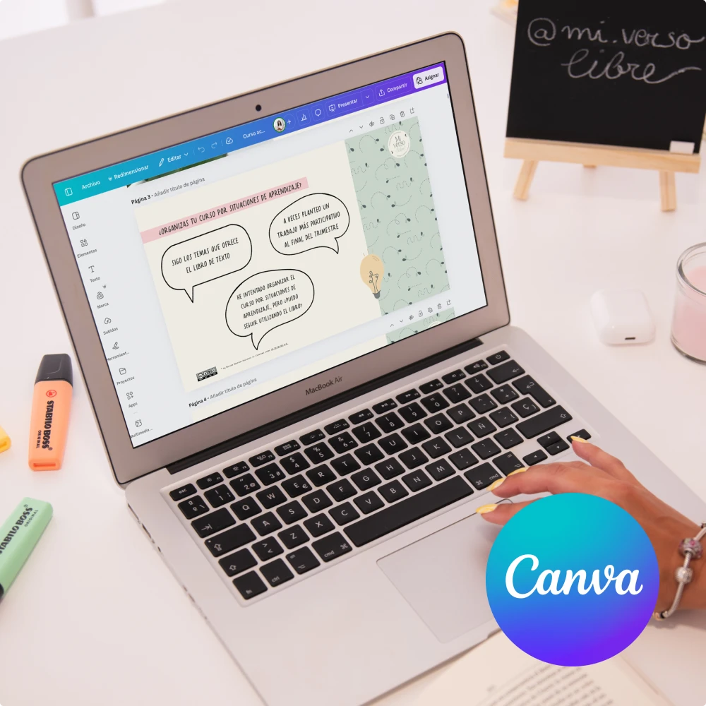 Canva para docentes miversolibre