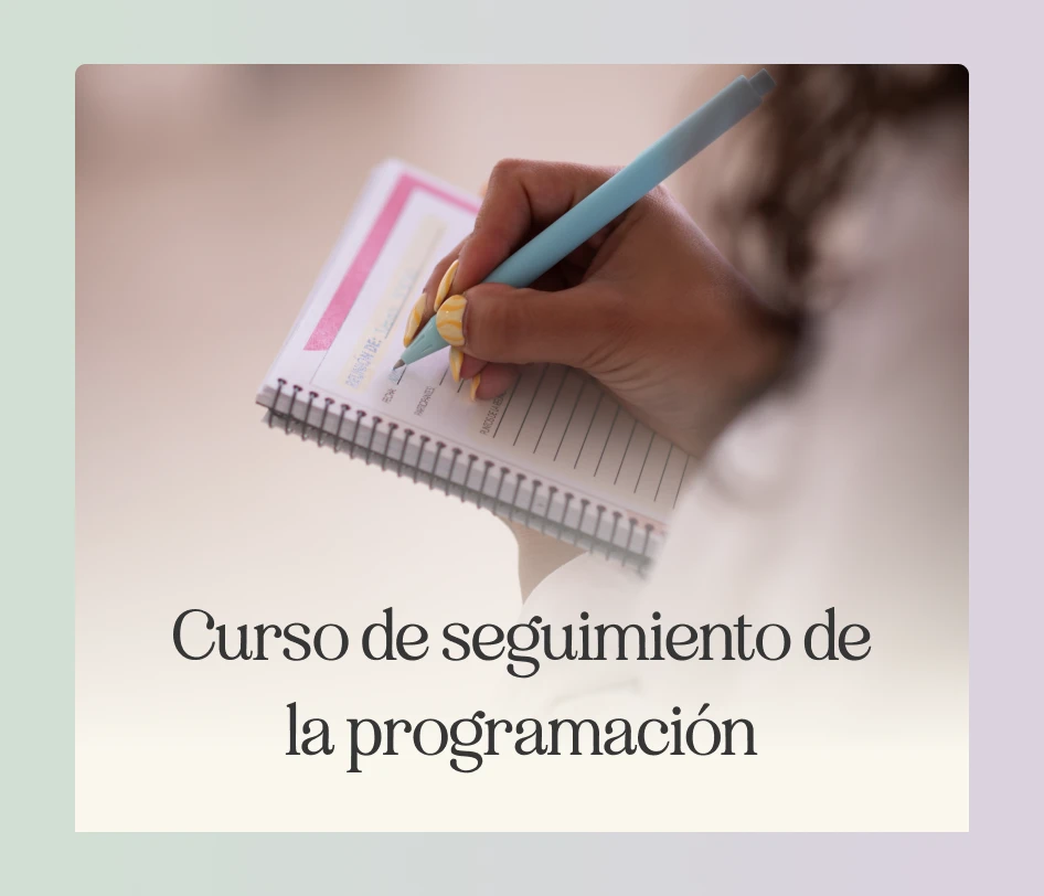 Curso seguimiento de la programación mi verso libre